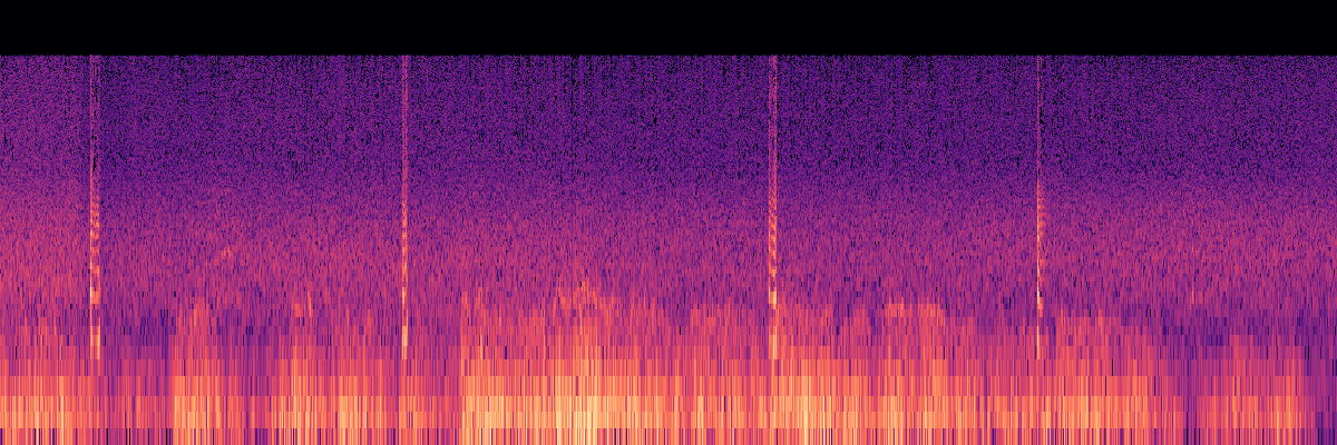 Spectrogram: Fly Sporadically Buzzes